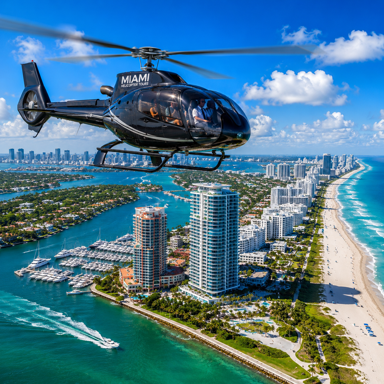 Miami helicopter tour