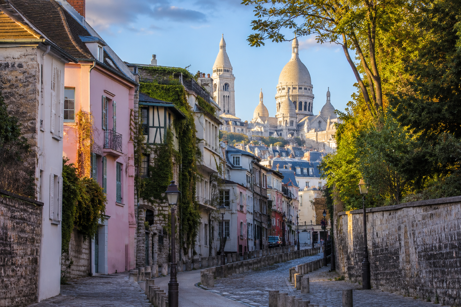 Montmartre neighborhood in Paris