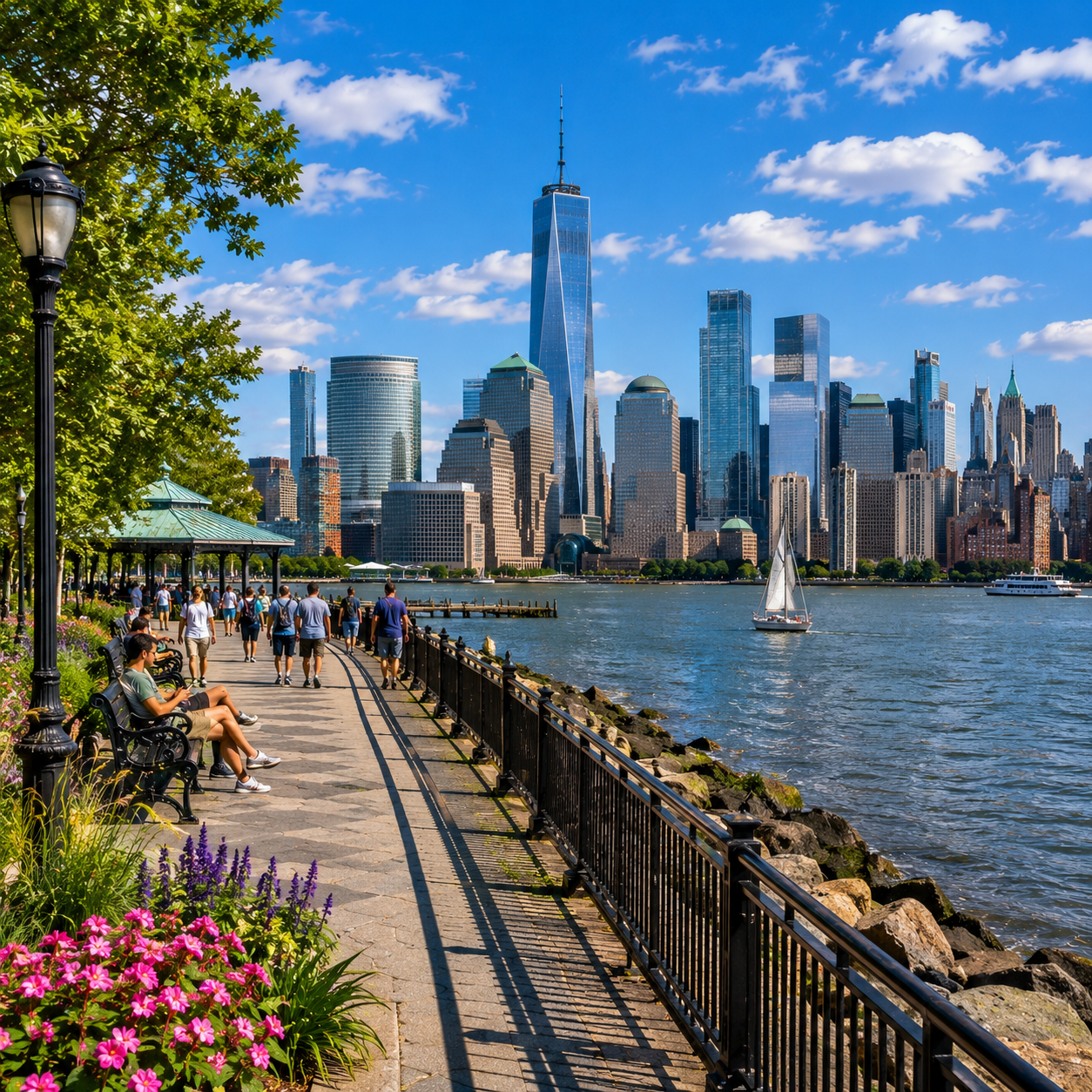 See NYC across the Hudson from New Jersey tour