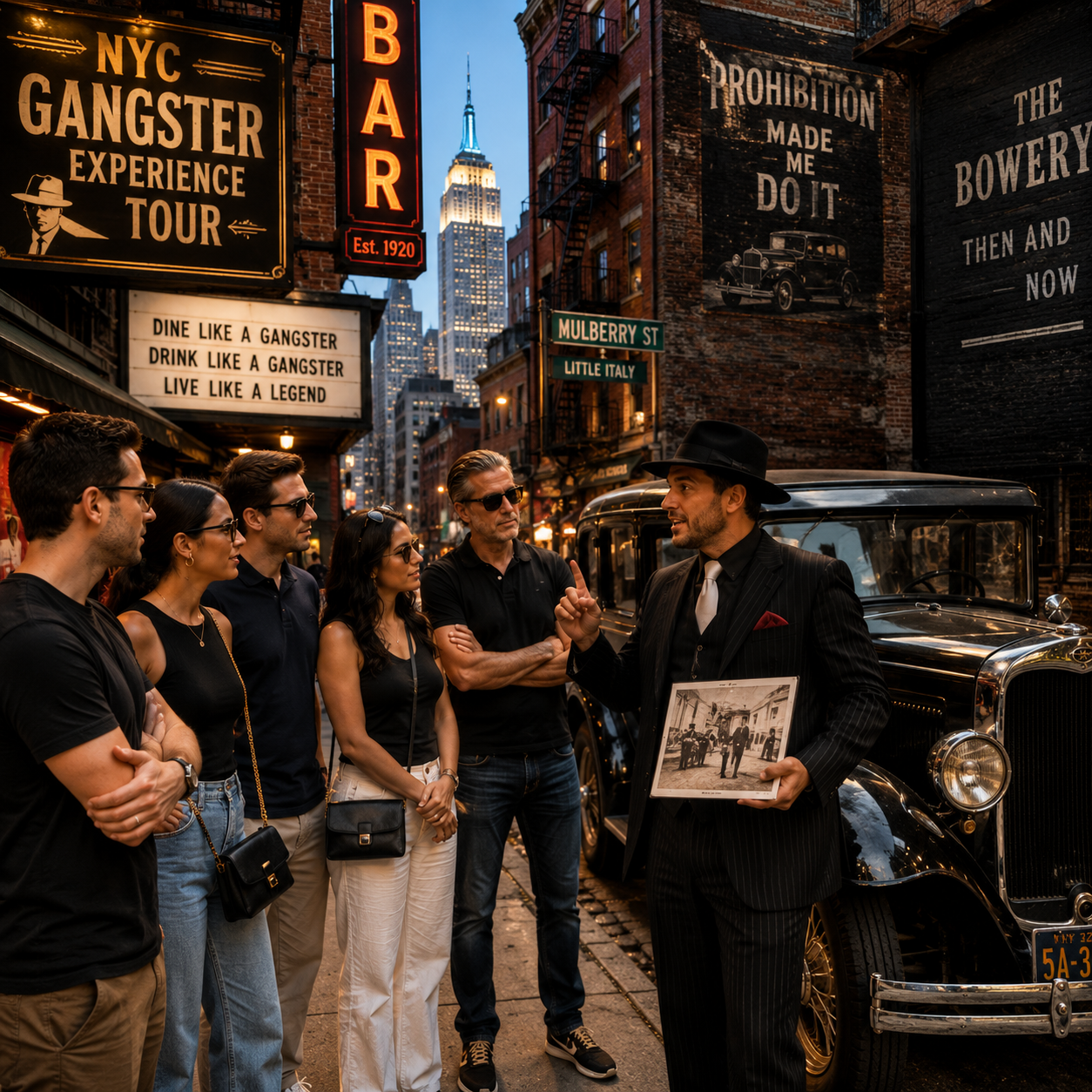 New York gangster experience tour guided by retired NYPD officer