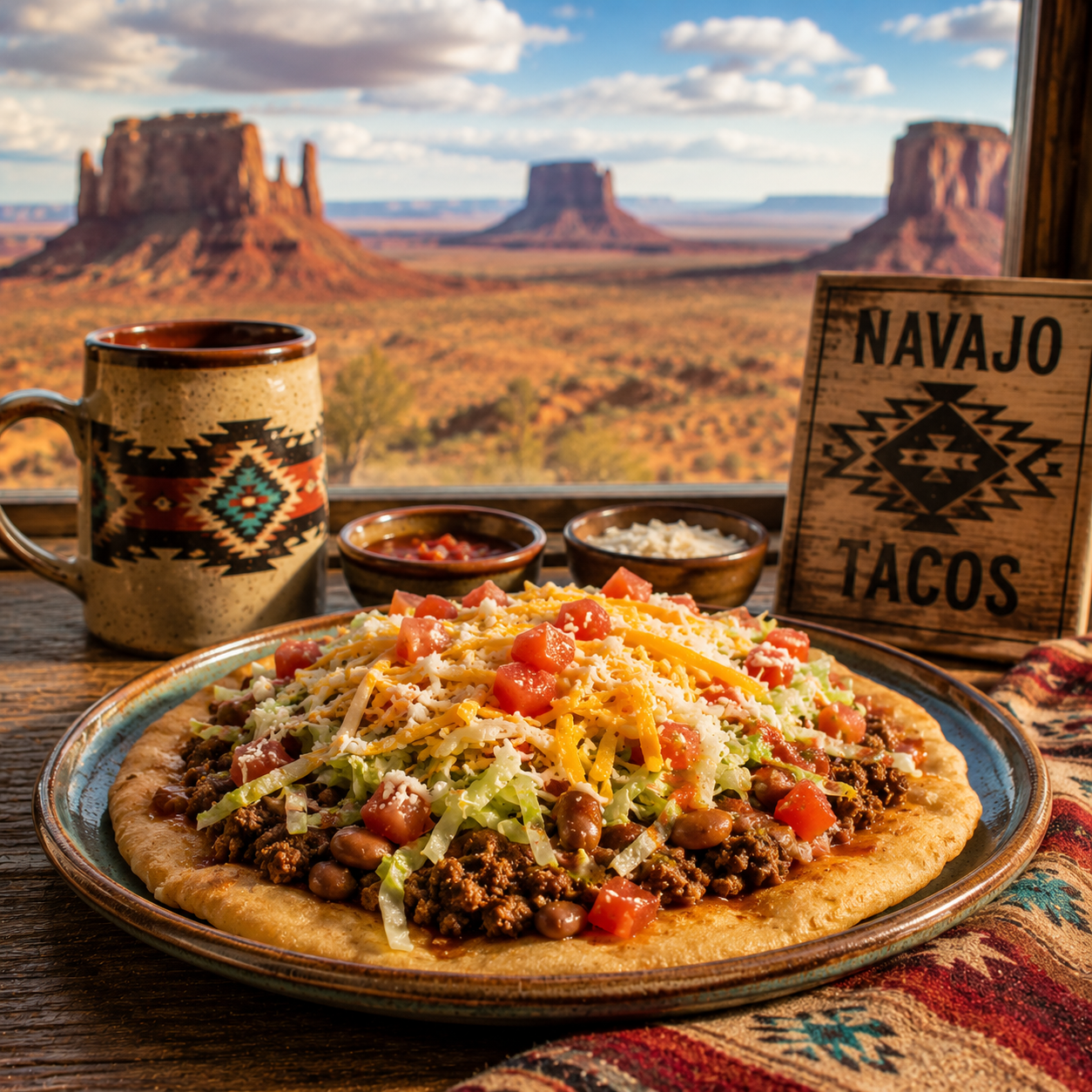 Navajo Tacos near the Grand Canyon