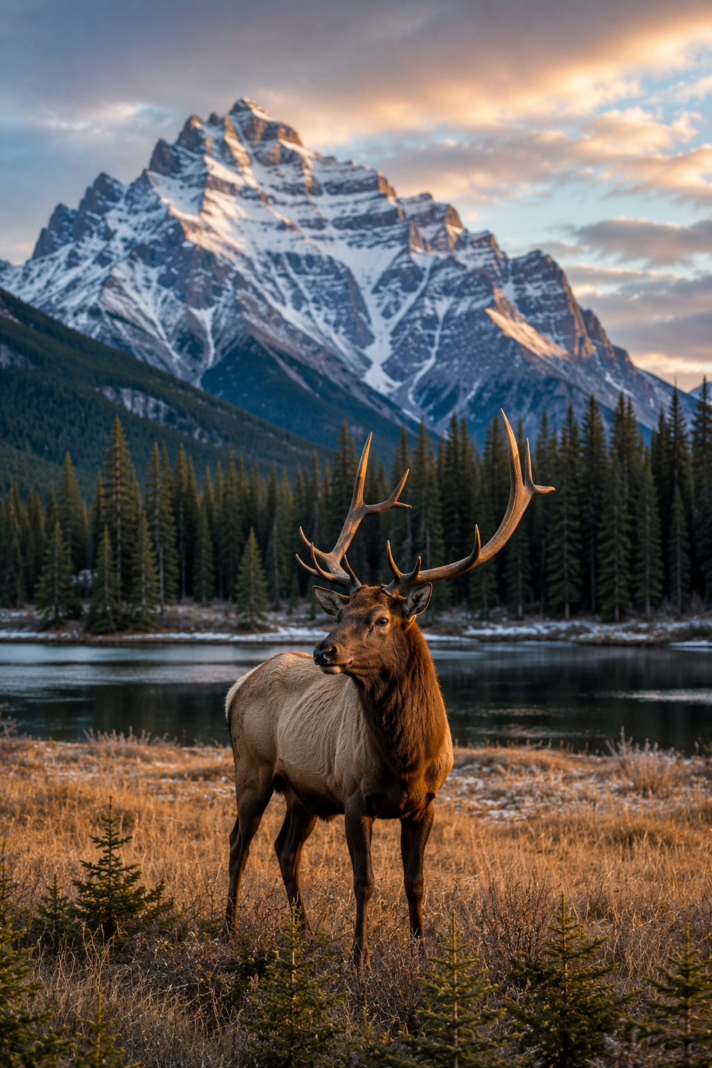 Wildlife scenery in Banff