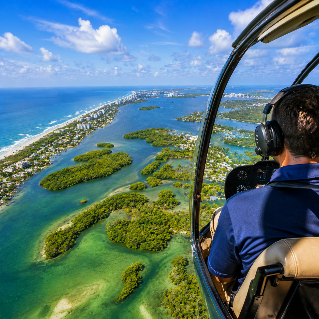 Cocoa Beach helicopter tour