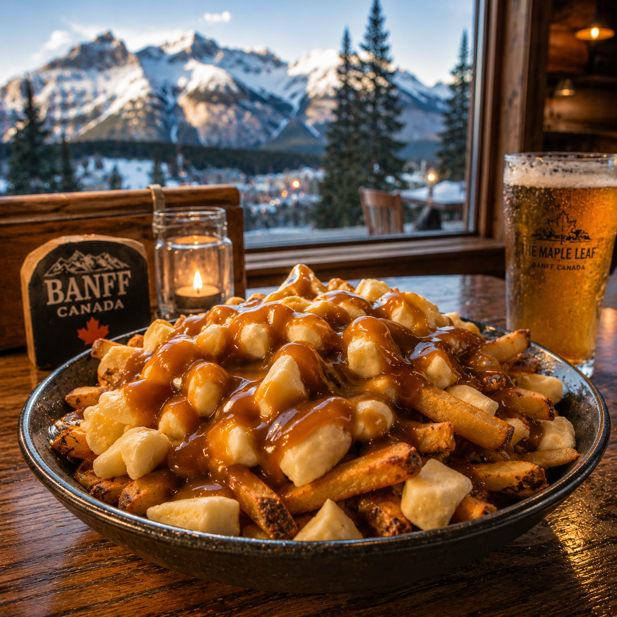 Poutine in Banff