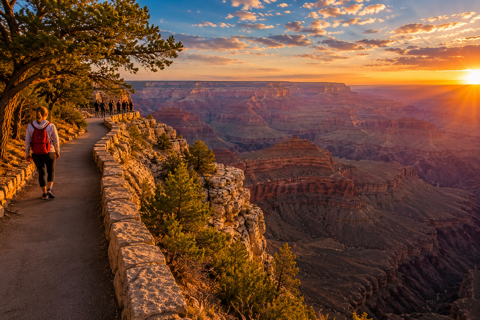 Grand Canyon hiking trail