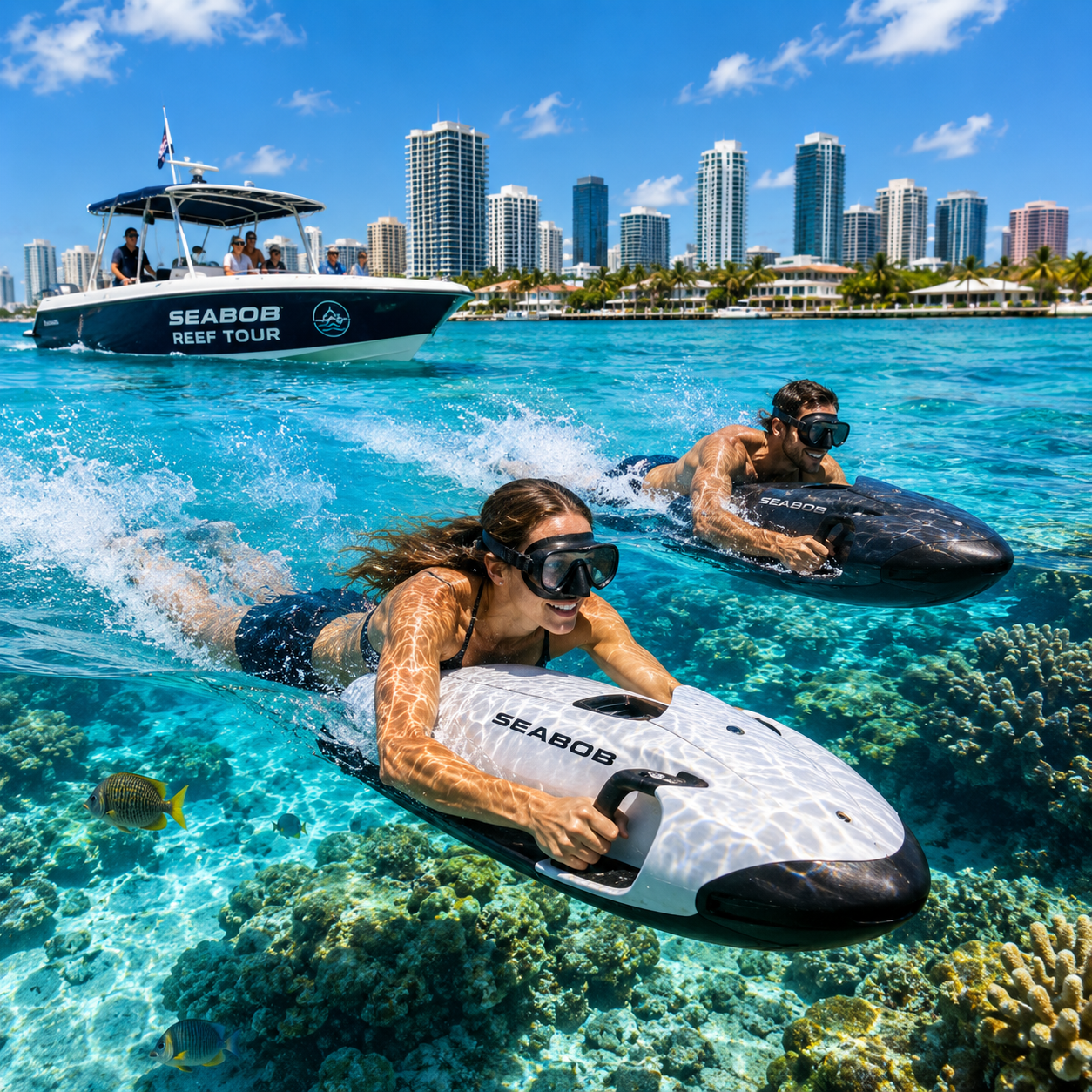 SEABOB snorkel reef tour Fort Lauderdale