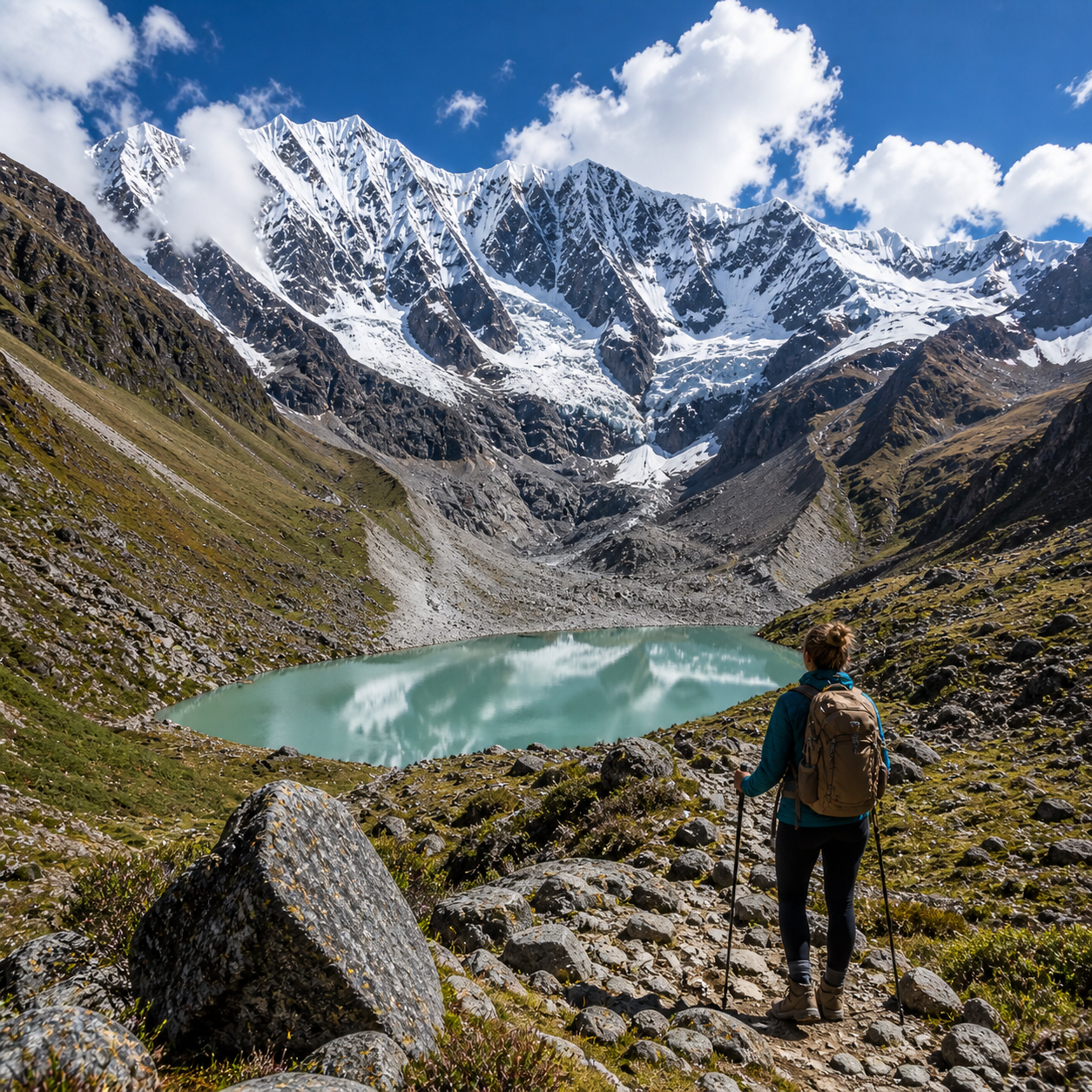 Humantay Lake and Salkantay Pass trek Peru