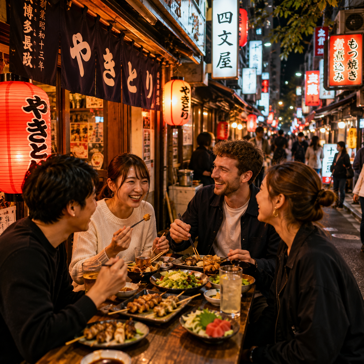 Authentic food tour in Shinjuku Tokyo