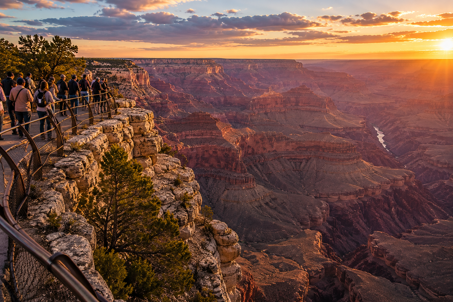 Grand Canyon South Rim overlook