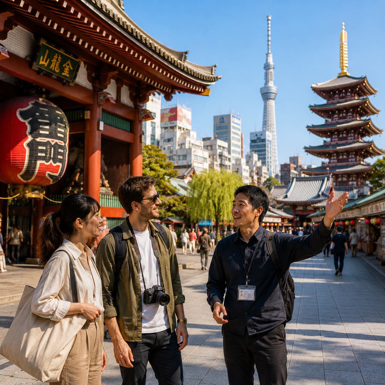 Tokyo temples and city highlights tour