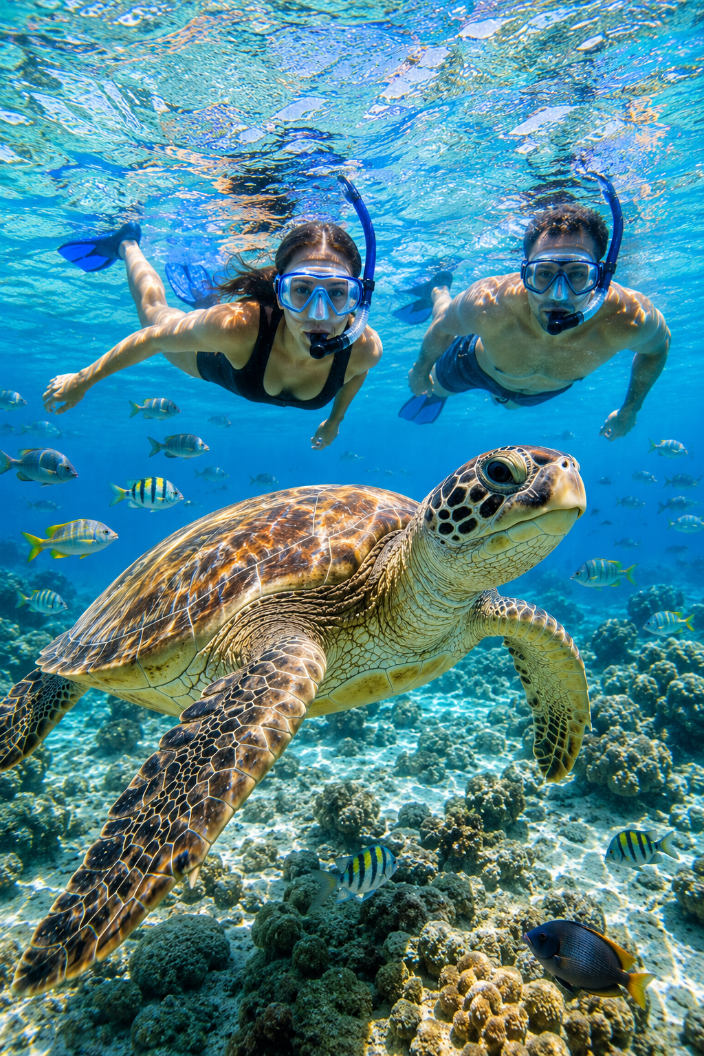 Sea turtle snorkeling experience in St. Thomas