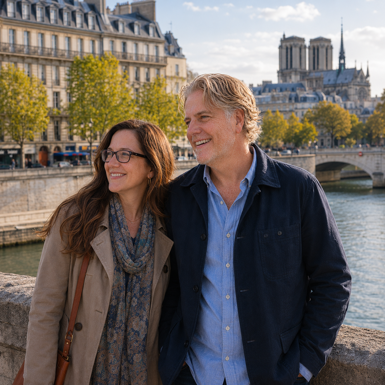 Notre-Dame area in Paris