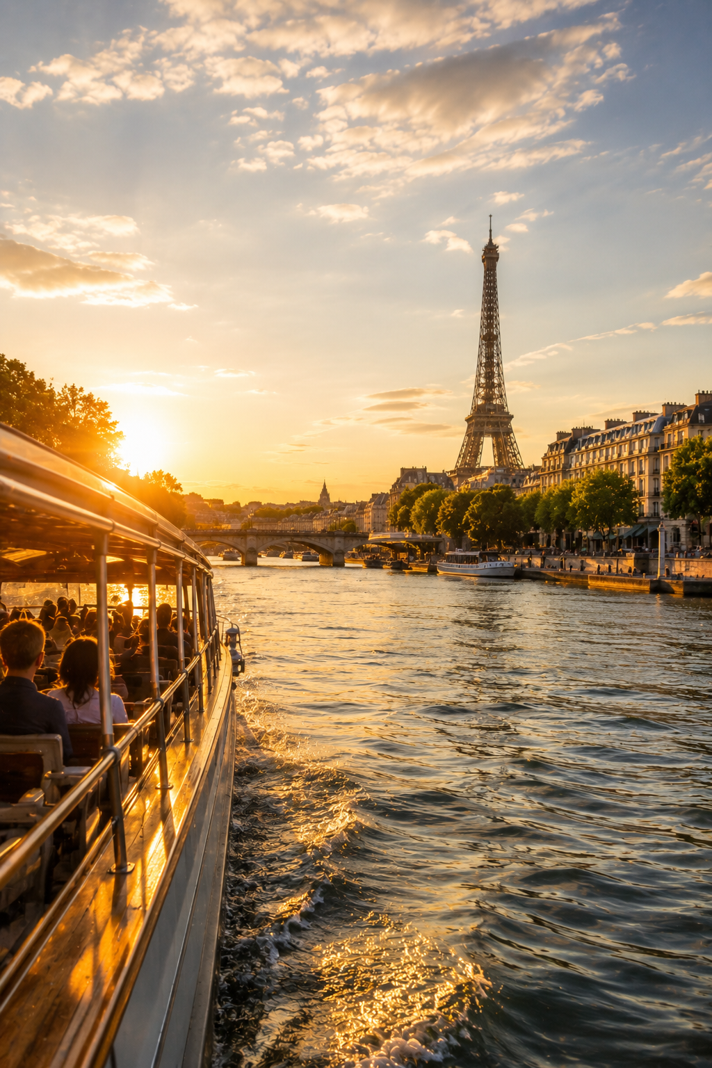 Seine cruise in Paris