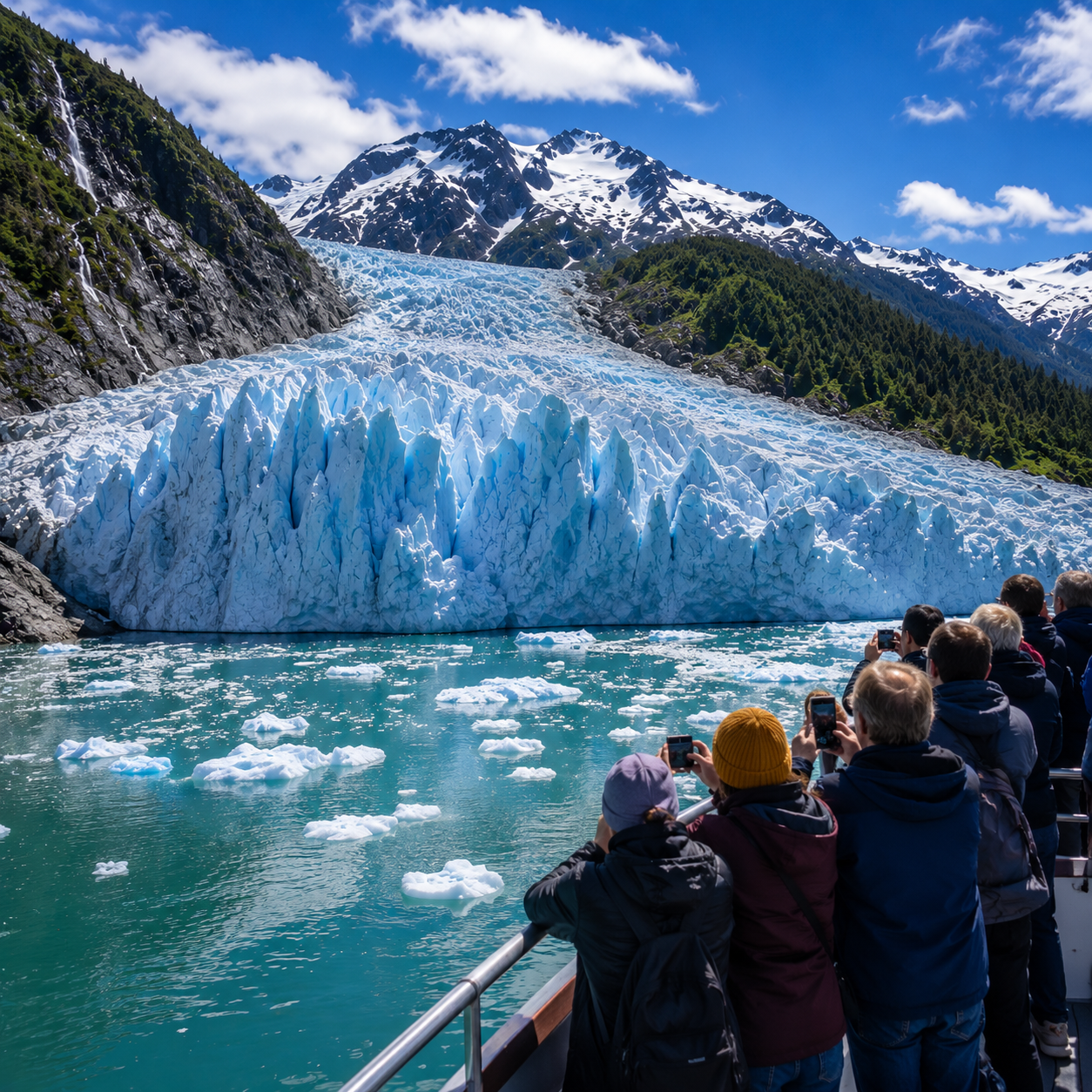 Whale watching and Mendenhall Glacier tour in Juneau