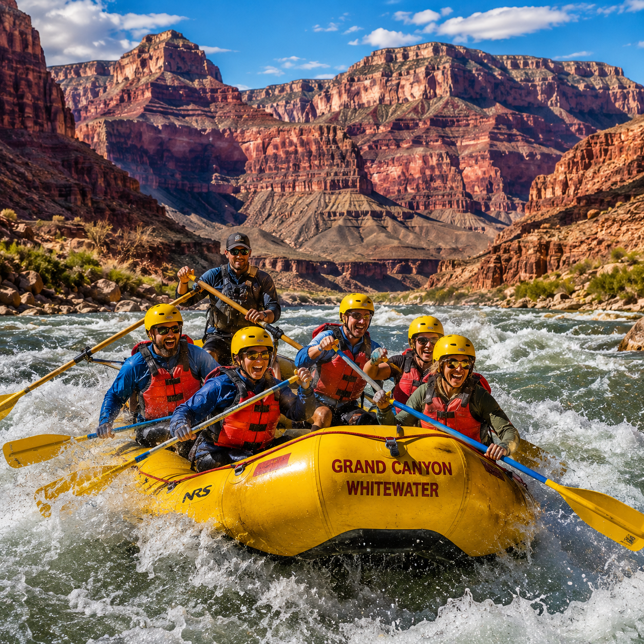 Grand Canyon white water rafting tour