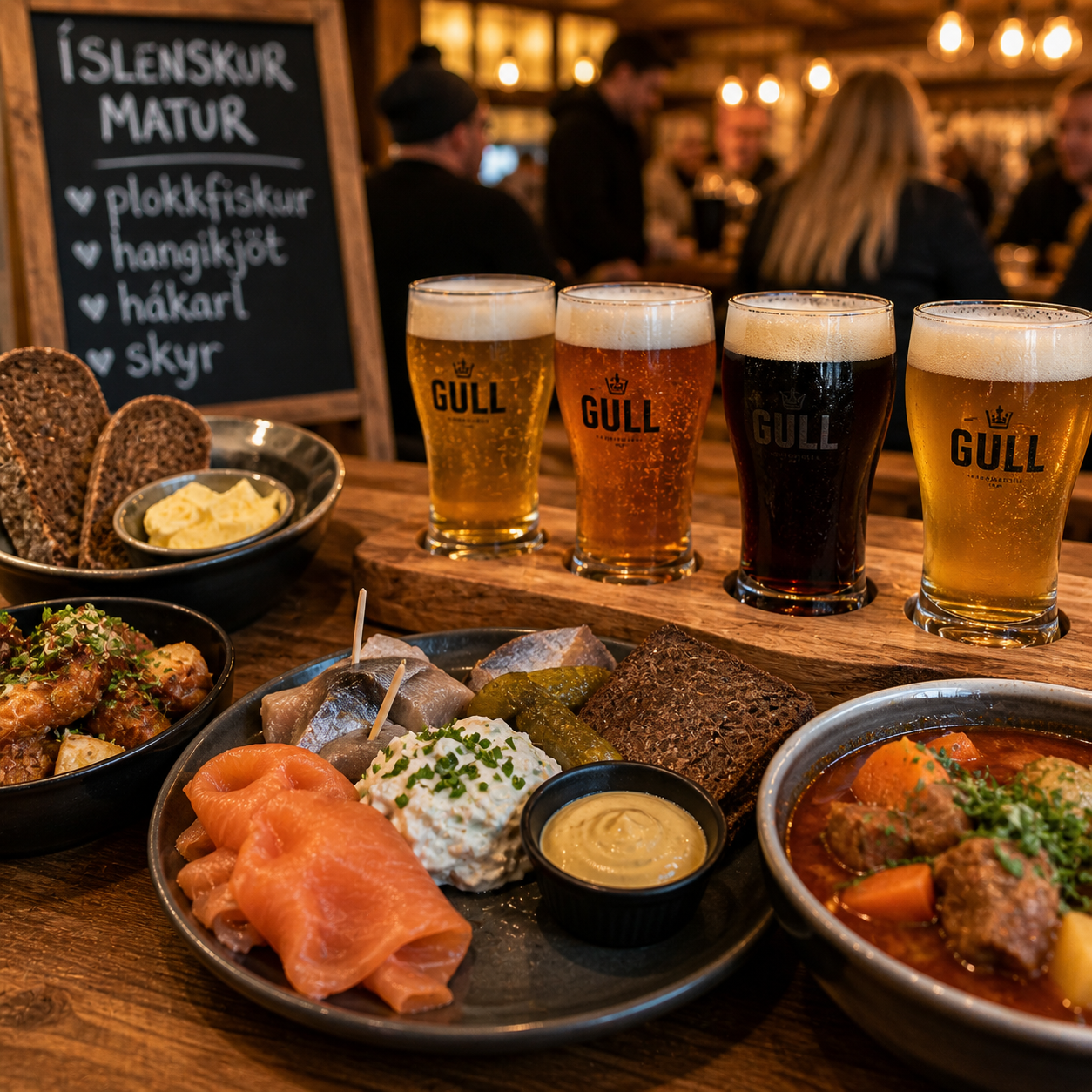 Reykjavik food and beer tour Iceland