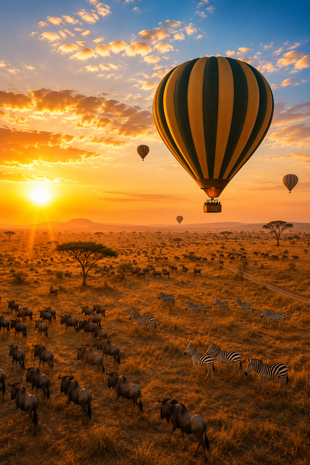 Serengeti balloon safari experience
