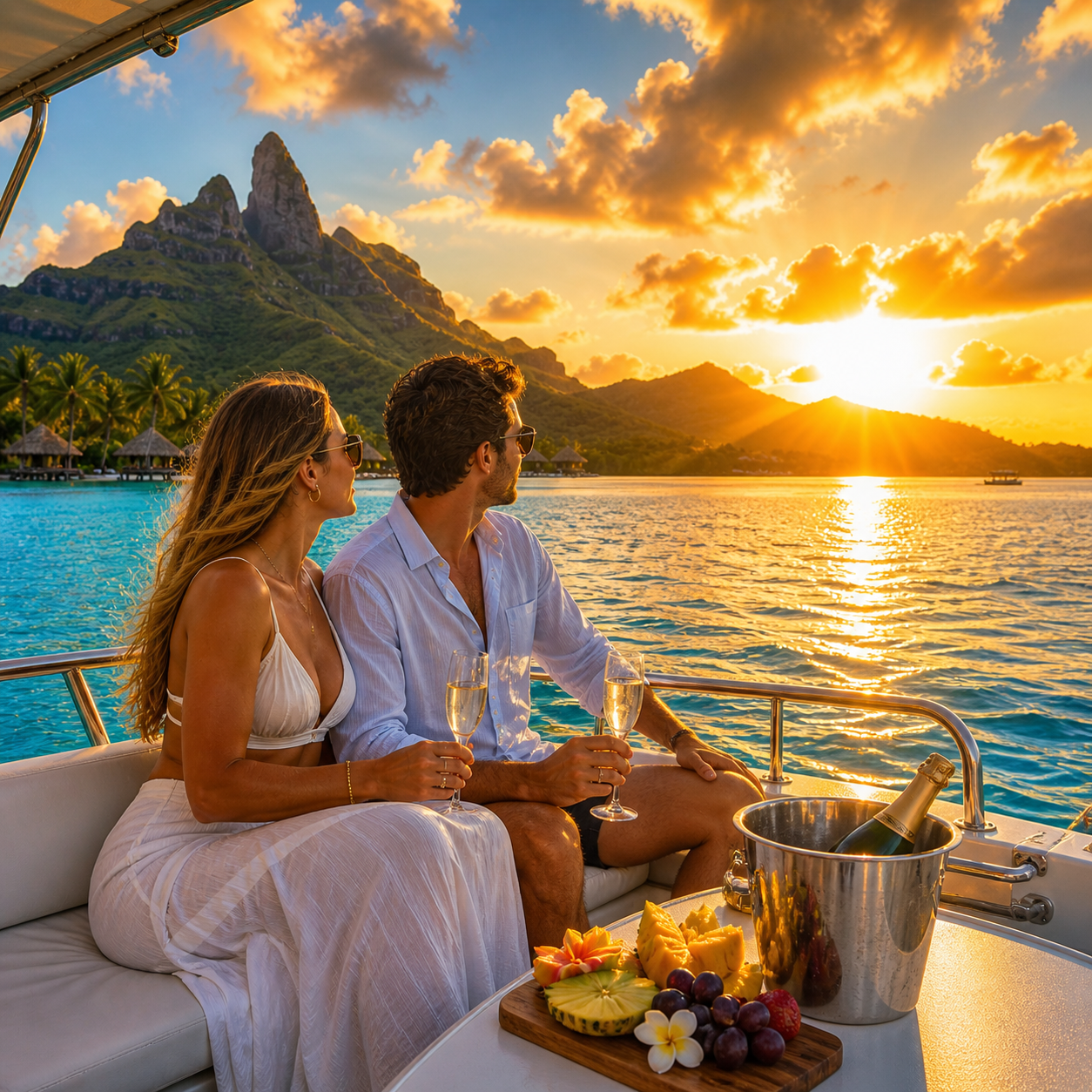 Private Bora Bora sunset cruise