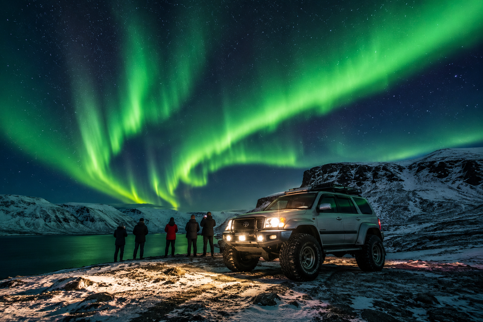 Northern Lights Super Jeep Tour Iceland