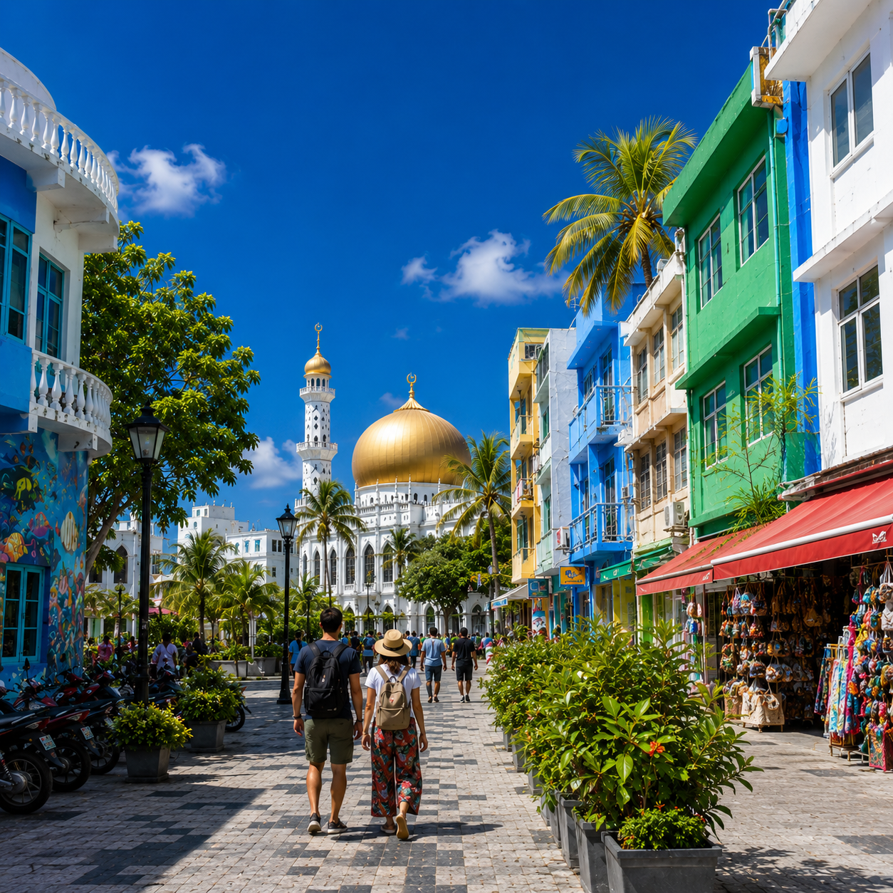 Maldives Male walking tour